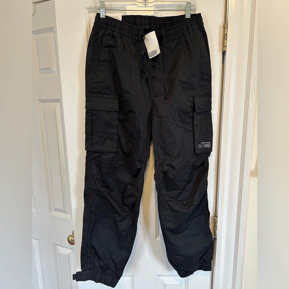 NWT H&M Black Cargo Pants